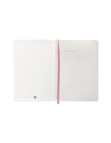 Cuaderno Con Gomilla Antartik Notes Tapa Blanda A5 Hojas Cuadricula Rosa Pastel 80 Hojas 80 Gr Fsc