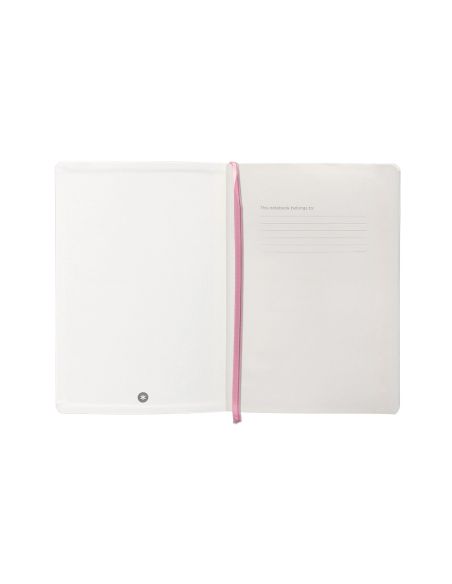 Cuaderno Con Gomilla Antartik Notes Tapa Blanda A5 Hojas Cuadricula Rosa Pastel 80 Hojas 80 Gr Fsc