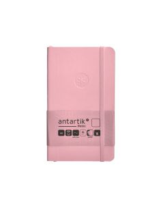 Cuaderno Con Gomilla Antartik Notes Tapa Blanda A6 Hojas Lisas Rosa Pastel 100 Hojas 80 Gr Fsc 2