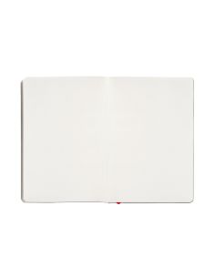 Cuaderno Con Gomilla Antartik Notes Tapa Blanda A5 Hojas Puntos Negro Y Rojo 80 Hojas 80 Gr Fsc 2