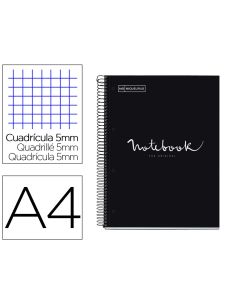 Cuaderno Espiral Miquelrius Notebook 1 Emotions Tapa Forrada Din A4 Microperforado 80 Hojas 90G/M2 Cuadro 5 Mm