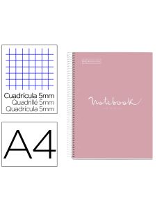 Cuaderno Espiral Miquelrius Notebook 1 Emotions Tapa Forrada Din A4 Microperforado 80 Hojas 90G/M2 Cuadro 5 Mm