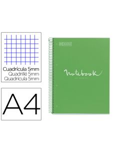Cuaderno Espiral Miquelrius Notebook 1 Emotions Tapa Forrada Din A4 Microperforado 80 Hojas 90G/M2 Cuadro 5 Mm