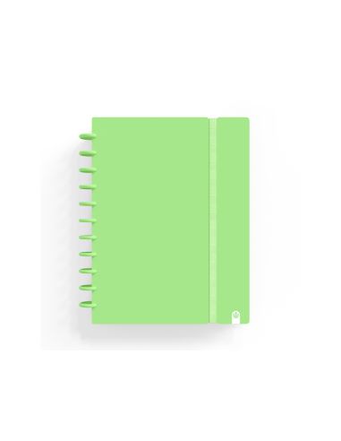 Cuaderno Carchivo Ingeniox Foam A4 80H Cuadricula Verde Pastel