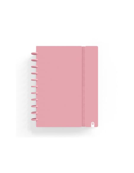 Cuaderno Carchivo Ingeniox Foam A4 80H Cuadricula Rosa Pastel