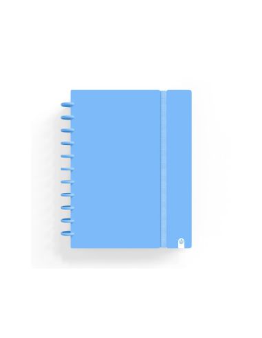 Cuaderno Carchivo Ingeniox Foam A4 80H Cuadricula Azul Pastel