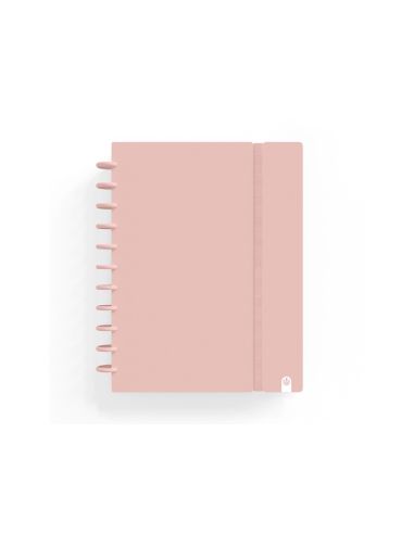 Cuaderno Carchivo Ingeniox Foam A5 80H Cuadricula Rosa Pastel