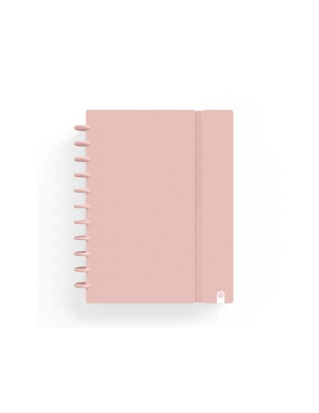 Cuaderno Carchivo Ingeniox Foam A5 80H Cuadricula Rosa Pastel