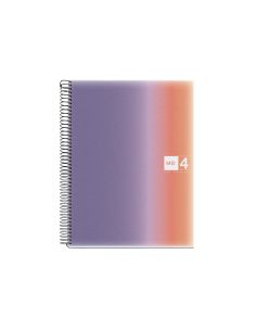 Cuaderno Espiral Miquelrius Din A4 120 Hojas 70 Gr Cuadro 5 Mm Tapa Polipropileno Aurora Provence