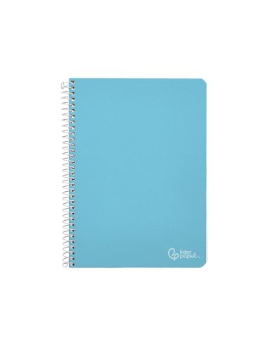 Cuaderno Espiral Liderpapel A4 Witty Tapa Dura 80H 90Gr Cuadro 3Mm Con Margen Colores Surtidos