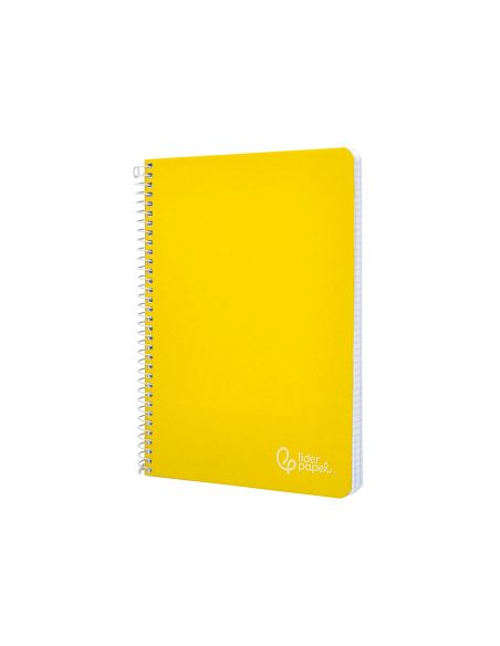 Cuaderno Espiral Liderpapel A4 Witty Tapa Dura 80H 90Gr Rayado Horizontal Con Margen Color Amarillo