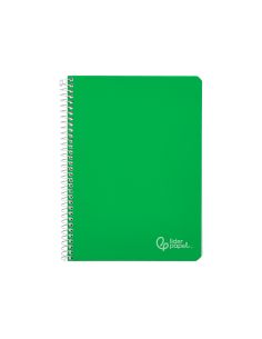 Cuaderno Espiral Liderpapel A4 Witty Tapa Dura 80H 90Gr Rayado Horizontal Con Margen Color Verde 2