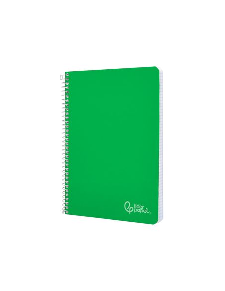 Cuaderno Espiral Liderpapel A4 Witty Tapa Dura 80H 90Gr Rayado Horizontal Con Margen Color Verde