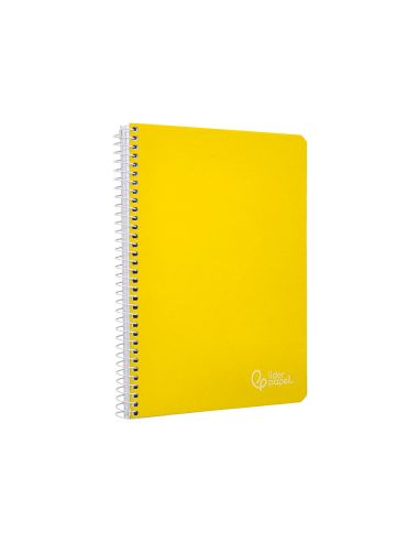 Cuaderno Espiral Liderpapel A4 Witty Tapa Dura 80H 90Gr Pauta 2,5Mm Con Margen Color Amarillo