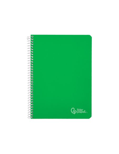 Cuaderno Espiral Liderpapel A4 Witty Tapa Dura 80H 90Gr Pauta 2,5Mm Con Margen Color Verde