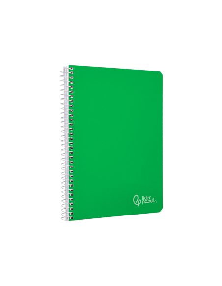 Cuaderno Espiral Liderpapel A4 Witty Tapa Dura 80H 90Gr Pauta 2,5Mm Con Margen Color Verde