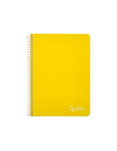 Cuaderno Espiral Liderpapel A4 Witty Tapa Dura 80H 90Gr Pauta 3,5Mm Con Margen Color Amarillo 2