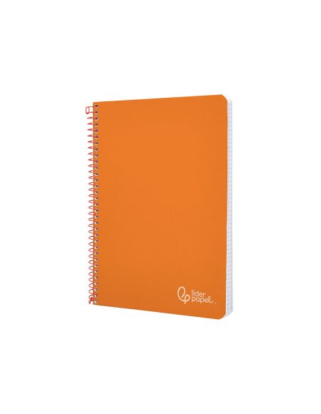 Cuaderno Espiral Liderpapel A4 Witty Tapa Dura 80H 90Gr Pauta 3,5Mm Con Margen Color Naranja