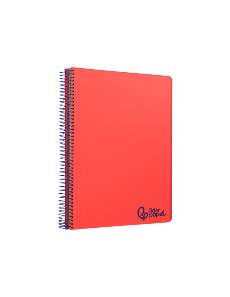 Cuaderno Espiral Liderpapel A4 Micro Wonder Tapa Plastico 120H 90Gr Horizontal 5 Bandas 4 Taladros Colores