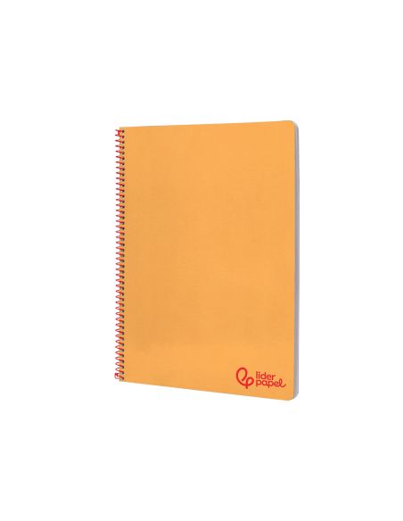 Cuaderno Espiral Liderpapel A4 Wonder Tapa Plastico 80H 90Gr Pauta Estrecha 2,5Mm Con Margen Color Naranja