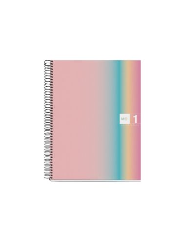 Cuaderno Espiral Miquelrius Din A4 80 Hojas 90 Gr Cuadro 5 Mm Tapa Forrada Aurora West