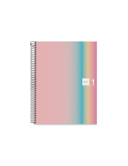 Cuaderno Espiral Miquelrius Din A4 80 Hojas 90 Gr Cuadro 5 Mm Tapa Forrada Aurora West