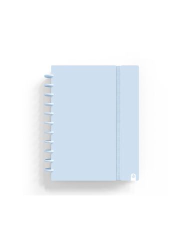 Cuaderno Ingeniox Foam A4 80H Rayado Horizontal Azul Pastel