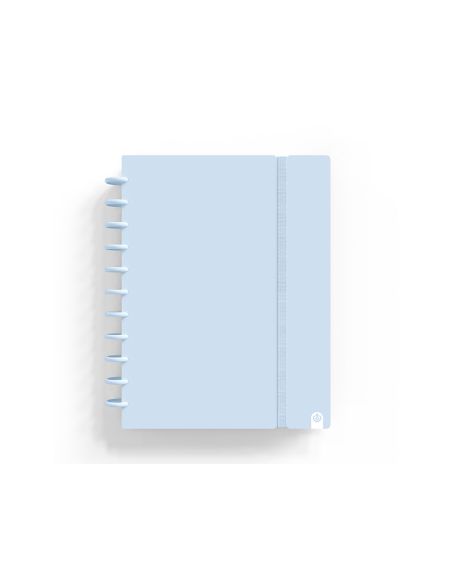 Cuaderno Ingeniox Foam A4 80H Rayado Horizontal Azul Pastel