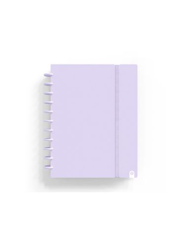Cuaderno Ingeniox Foam A4 80H Rayado Horizontal Malva Pastel