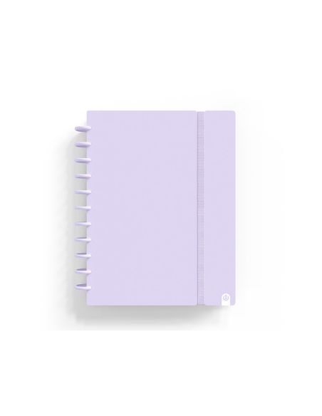 Cuaderno Ingeniox Foam A4 80H Rayado Horizontal Malva Pastel