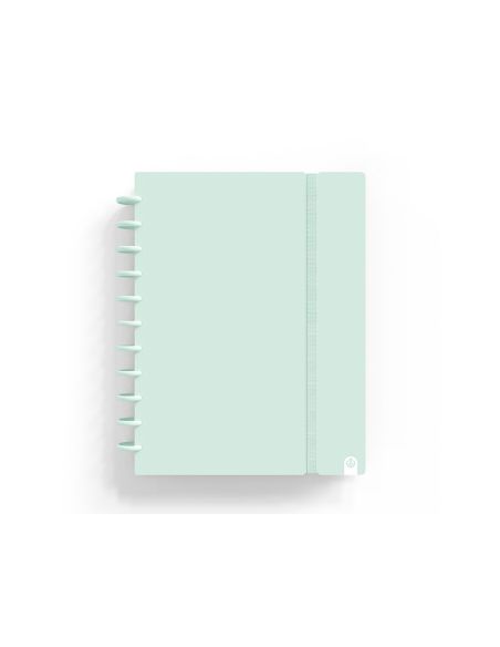 Cuaderno Ingeniox Foam A4 80H Rayado Horizontal Menta Pastel