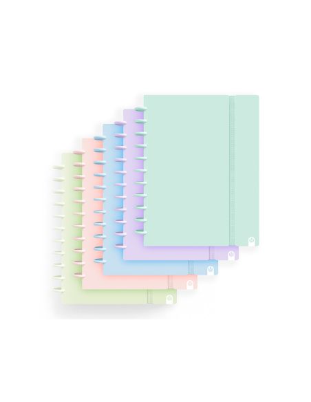Cuaderno Ingeniox Foam A4 80H Rayado Horizontal Colores Pastel Surtidos