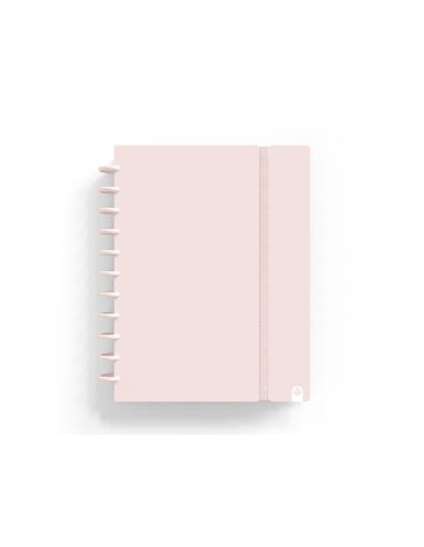 Cuaderno Ingeniox Foam A4 80H Rayado Horizontal Rosa Pastel