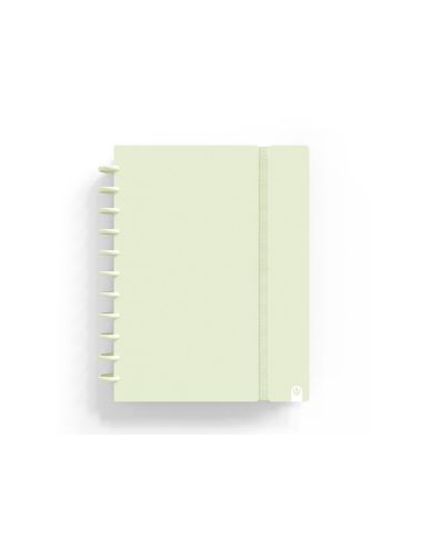 Cuaderno Ingeniox Foam A4 80H Rayado Horizontal Verde Pastel