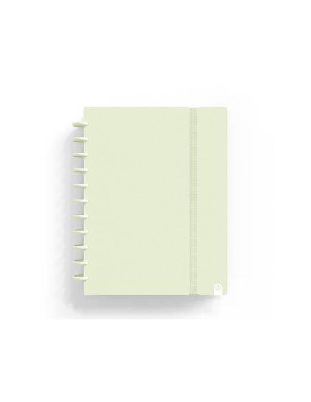 Cuaderno Ingeniox Foam A4 80H Rayado Horizontal Verde Pastel