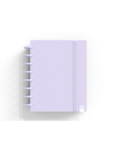 Cuaderno Ingeniox Foam A5 80H Rayado Horizontal Malva Pastel
