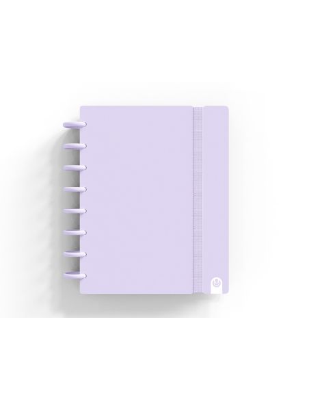 Cuaderno Ingeniox Foam A5 80H Rayado Horizontal Malva Pastel