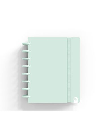 Cuaderno Ingeniox Foam A5 80H Rayado Horizontal Menta Pastel