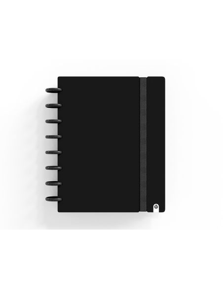 Cuaderno Ingeniox Foam A5 80H Rayado Horizontal Negro