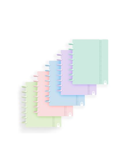 Cuaderno Ingeniox Foam A5 80H Rayado Horizontal Colores Pastel Surtidos