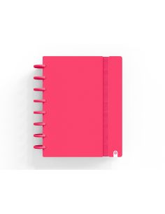 Cuaderno Ingeniox Foam A5 80H Rayado Horizontal Rojo 2