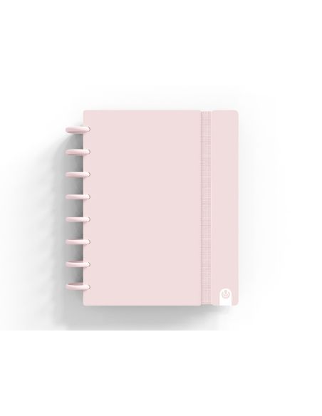 Cuaderno Ingeniox Foam A5 80H Rayado Horizontal Rosa Pastel