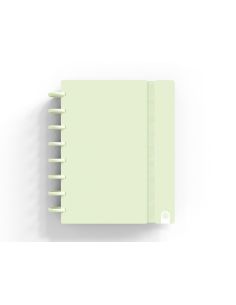 Cuaderno Ingeniox Foam A5 80H Rayado Horizontal Verde Pastel 2
