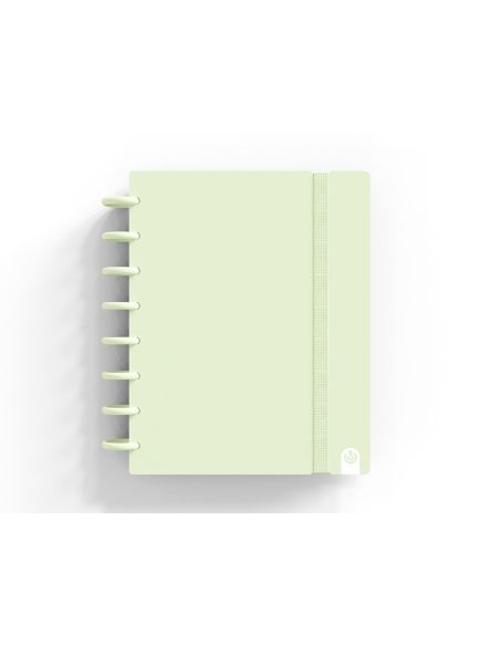 Cuaderno Ingeniox Foam A5 80H Rayado Horizontal Verde Pastel