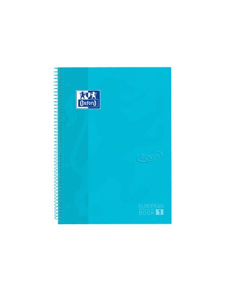 Cuaderno Espiral Oxford Ebook 1 Tapaextradura Din A4+ 80 Hojas Cuadro 5 Mm Con Margen Bebe Touch