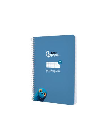 Cuaderno Espiral Liderpapel A5 Pautaguia Tapa Blanda 40H 75Gr Cuadro Pautado 2,5Mm Color Azul