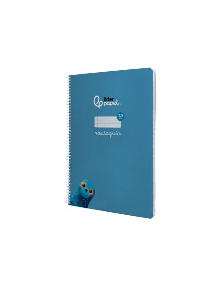 Cuaderno Espiral Liderpapel A4 A4 Pautaguia Tapa Dura 80H 90 Gr Cuadro Pautado 2,5Mm Color Azul
