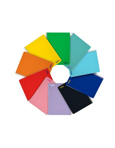 Cuaderno Espiral Liderpapel A4 Smart Tapa Blanda 80H 75Gr Pauta 2,5Mm Con Margen Colores Surtidos|Libreriasalesiana