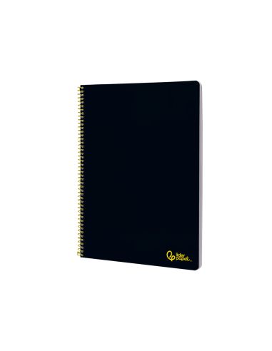 Cuaderno Espiral Liderpapel A4 Smart Tapa Blanda 80H 75Gr Rayado Horizontal Con Margen Color Negro