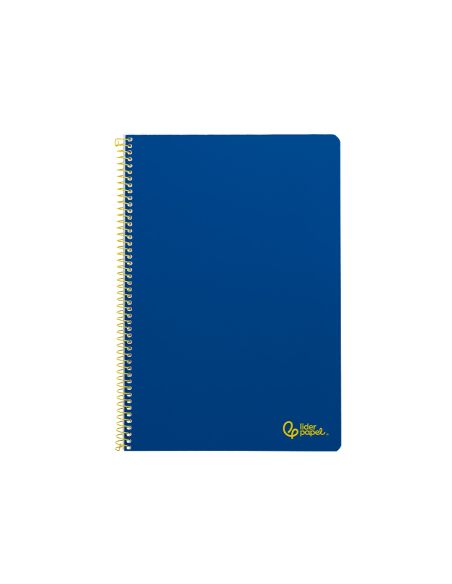 Cuaderno Espiral Liderpapel A4 Smart Tapa Blanda 80H 75Gr Pauta 2,5Mm Con Margen Color Azul Oscuro